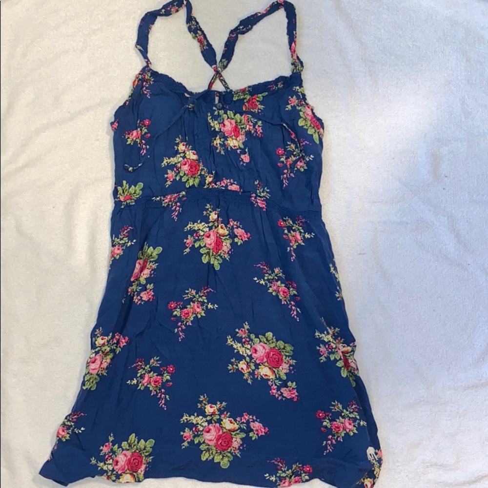 Abercrombie Fitch Blue Sundress Floral Dress